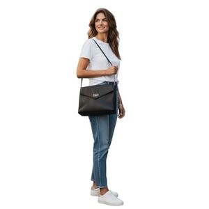 Kate Spade Black Leather Shoulder‎ Bag with Chain Strap